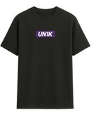Camiseta UN1K Preta “Block Identity Purple”
