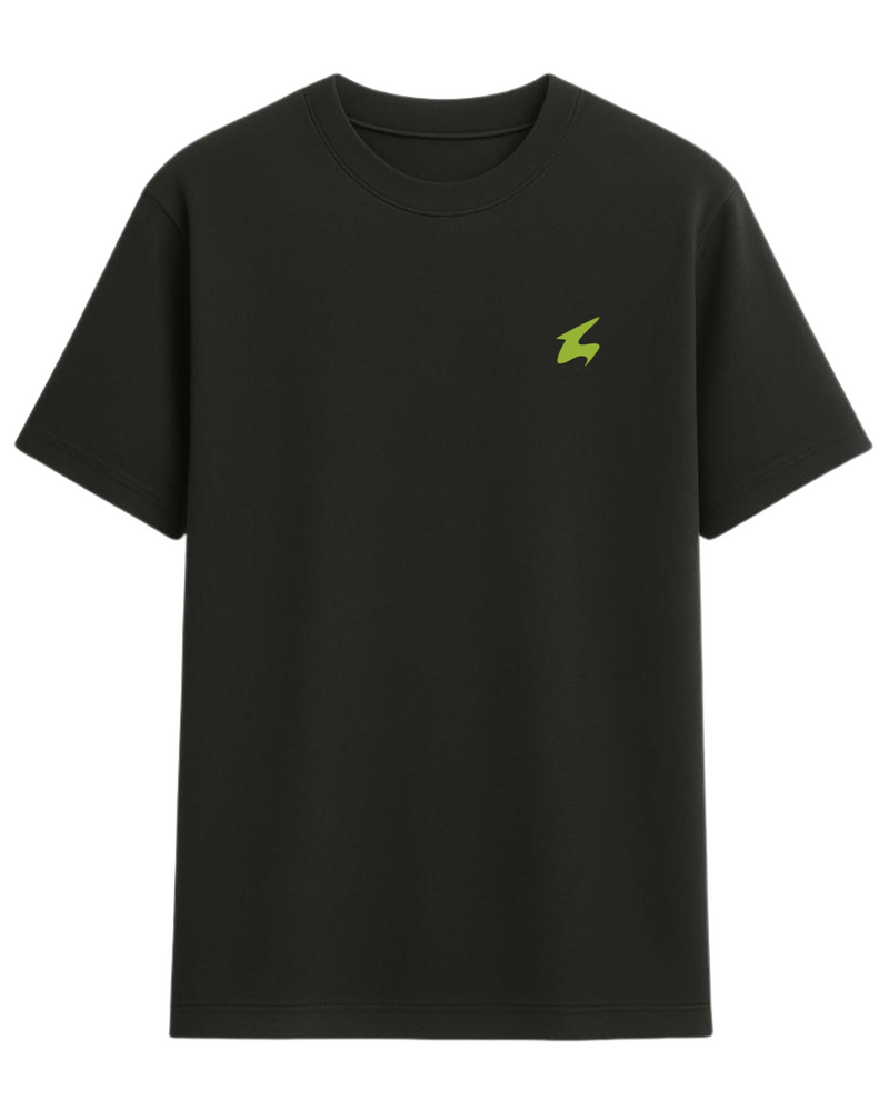 Camiseta UN1K Preta Neon Flux