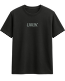 Camiseta Preta UN1K Fractal Camo