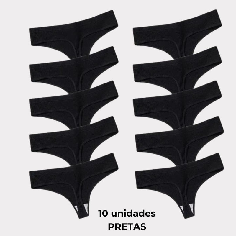 [ESQUENTA BLACK FRIDAY] Compre 5 Leve 10 Calcinhas HigiConfort® - FRETE GRÁTIS