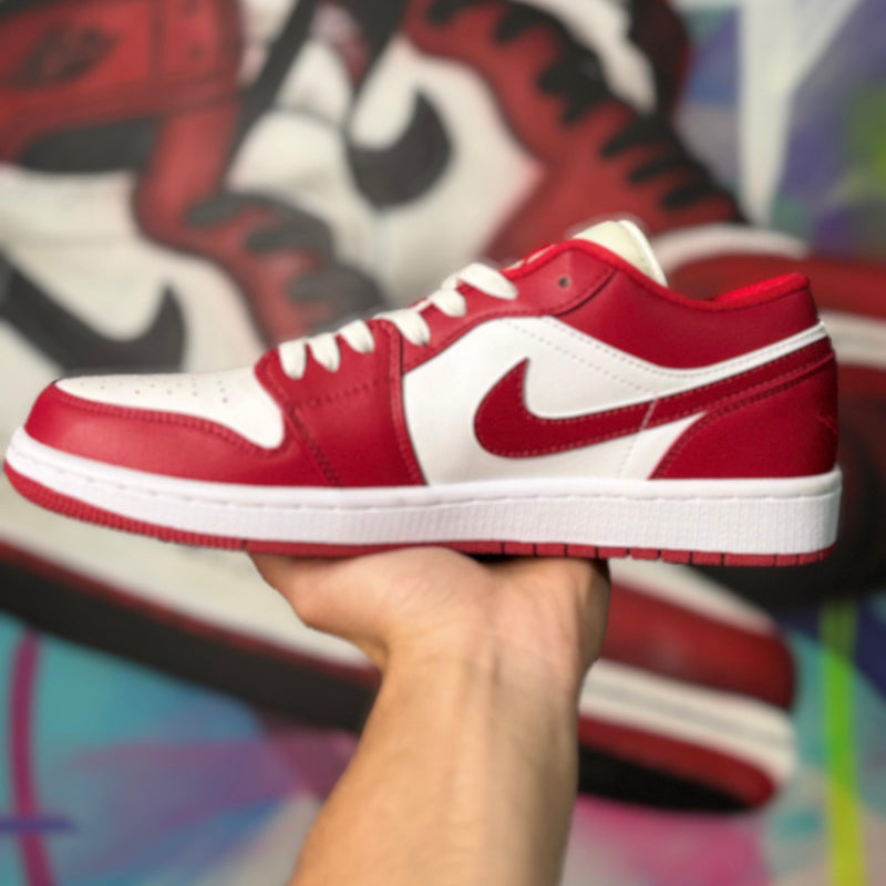 Tênis Air Jordan 1 Low Gym Red (Pronta Entrega)