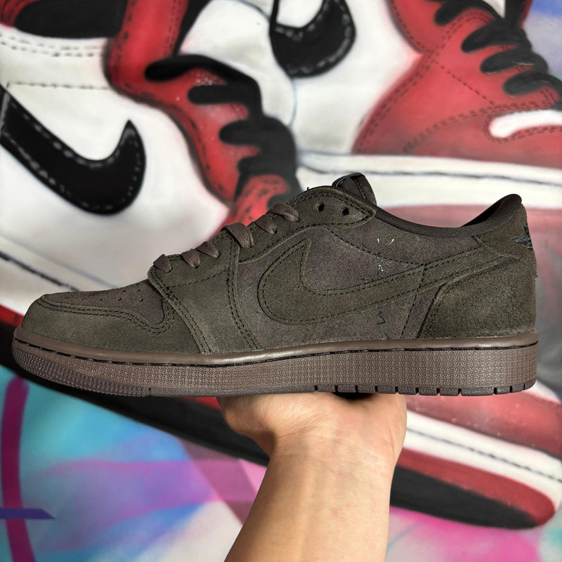Travis Scott x Air Jordan 1 Low OG SP Velvet Brown (Pronta Entrega)